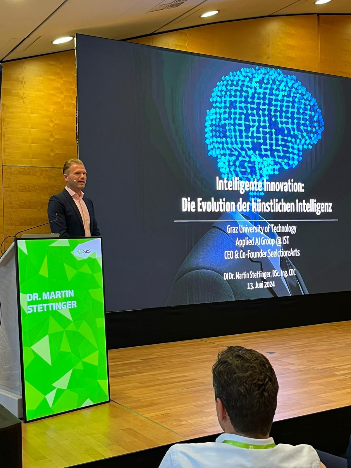 Keynote von Martin Stettinger zum Thema künstliche Intelligenz